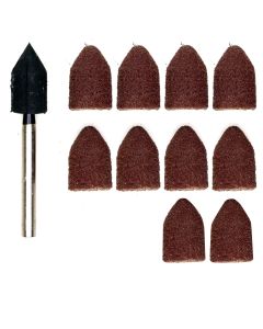 Proxxon Slijpkappen met houder - Ø9 mm - 2x5 stuks - 28 987