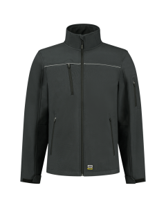 Tricorp 402006/TSJ2000 Softshell jas Luxe - donker grijs