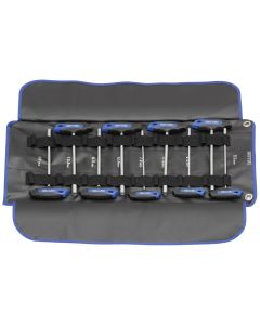 Heyco R 5080542-9 Dopschroevendraaierset met T-greep - 9-delig - 5,5 t/m 13 mm 