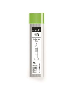 Pica 7030 Navulling markeerpotlood 7070 Fine Dry - HB grafiet - 24 stuks