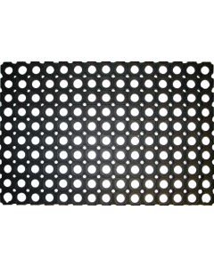 Benson 003152 Deurmat rubber ring - 40x60 cm - zwart