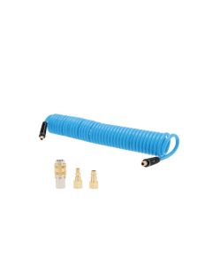 Airpress PU spiraalslang inclusief koppelingen - 12x8 mm - 10 meter - 10 bar - 4304226