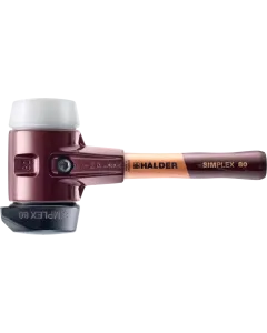 Halder Simplex STU hamer kort model - Ø80 mm - rubber / superplastic - 3027.282