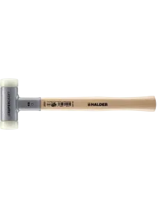 Halder Supercraft kunststof hamer terugslagvrij - Ø40 mm - nylon -  3366.040