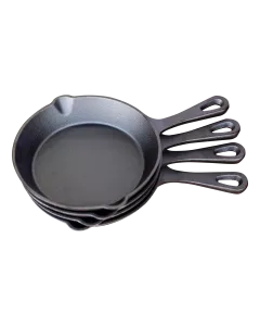  Keij Skillet gietijzeren pan - Ø16 cm - 4 stuks