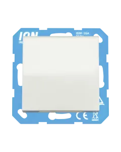 ION Wandcontactdoos RA met klapdeksel - IP44 - V1/J1 - mat Alpin Wit - 10.300.315