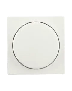 ION Centraalplaat dimmerknop enkelvoudig V1/J1 - glans Alpin Wit - 20.300.314