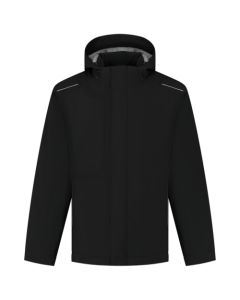 Tricorp 402703 Winter Tech Shell jas accent - Black-Grey