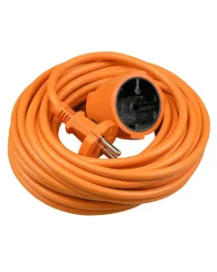 VB verlengsnoer 10 meter 2x1,5 mm² - H05VV-F - oranje