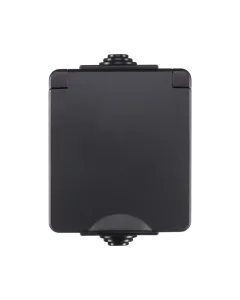ION Opbouw wandcontactdoos IP55 - zwart - 55.200.070