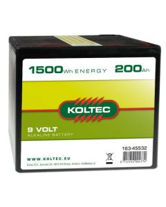 Koltec Batterij 9 Volt - 200Ah 163-45532