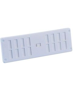 Nedco Afsluitbaar ventilatierooster 250x80 mm - kunststof wit - 636.010.00