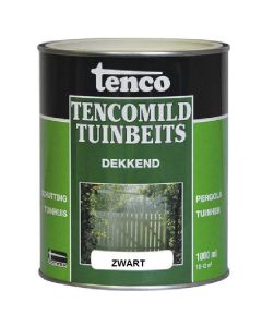 Tenco Tencomild tuinbeits zwart dekkend - 1 Liter - RAL9005