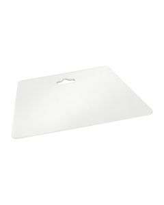 Color Expert Aandrukspatel trapezium 23 cm - kunststof wit - 95885010
