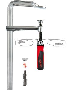 Bessey GZ40-12KG Lijmtang met opklapbare greep geheel staal - 400x120 mm - 2k-greep - 6.100N