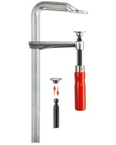 Bessey GZ10 Lijmtang geheel staal - 100x60 mm - houten greep - 6.000N