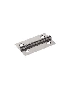 Dulimex Smalscharnier vaste RVS pen - rechte hoeken - RVS AISI 304