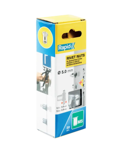 Rapid Blindklinkmoeren M5 - staal gegalvaniseerd - 20 stuks - 5000672