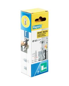 Rapid Blindklinkmoeren M6 - staal gegalvaniseerd - 20 stuks - 5000673
