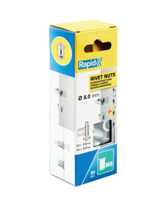 Rapid Blindklinkmoeren M8 - staal gegalvaniseerd - 20 stuks - 5001482