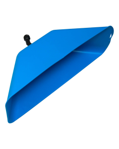 Matabi Rechthoekige spuitkap - kunststof - 375x145 mm - blauw - 83440871