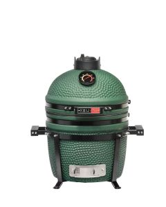 Keij Legend Black Kamado barbecue Compact - 15 inch - mat groen