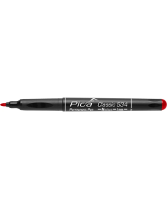 Pica 534/40 Classic permanent pen - 1,0 mm - rond - rood