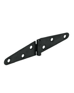 GB Staartheng 150x38x2.0 mm - staal zwart epoxy - 17240177