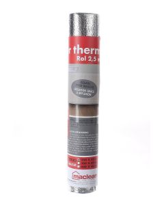 Mac Lean Radiator Therm Radiatorfolie rol - 50 cm x 2,5 meter - zilver - 0414120