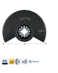 Rotec OSW 100bi Segmentzaagblad - Starlock - isolatie materiaal - Bimetaal