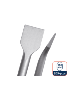 Hevu Tools Spadebeitel gebogen - SDS-plus - 40 - 60 mm