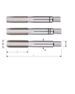 Rotec HSS Handtappenset - metrisch - 3-delig