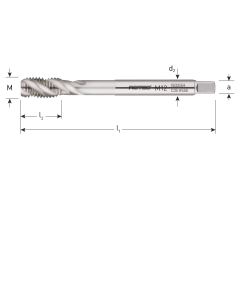 Rotec HSS-E OPTI machinetap metrisch blind M12x1,75 - 321.1200C