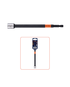 Rotec IMPACT Dopsleutel - SW 1/4" - magnetisch - 150 mm - 1/4" - 821.11011