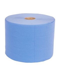 Towlers® Premium poetspapier maxirol - 2x380 meter - 3-laags - blauw