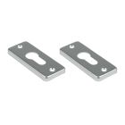 Ami Afdekrozet profielcilinder tbv kastslot - geperst aluminium - RZ PC AF