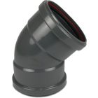Redi riool PVC-U bocht 45° - Ø110 t/m Ø315 mm - SN4, KOMO/BENOR - 2x manchet