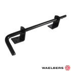 Waelbers Grondgrendel 400 mm - zwart - 1357.42