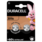 Duracell Lithium CR2016 - 3V - 2 stuks