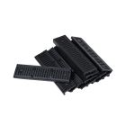 Mac Lean Glasblokjes - 4/8 mm - zwart - 10 stuks - 2400009