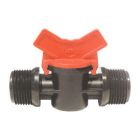 RainBird Druppelslang kogelkraan - 2x 3/4" buitendraad - zwart