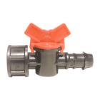 RainBird BF-62 Druppelslang kogelkraan - Ø16 mm klem x 3/4" binnendraad - zwart
