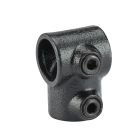 Mac Lean Koppelstuk T-doorvoer Ø42 mm - staal gegalvaniseerd zwart - 3400500