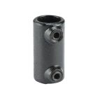 Mac Lean Koppelstuk koppelverbinding (mof) Ø42 mm - staal gegalvaniseerd zwart - 3400501