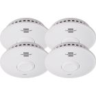 Brennenstuhl RM L 3101 rookmelder set - 4 stuks - 85dB - netwerkbaar - 1290210004
