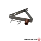 Waelbers Deurvanger 55° - 280x245x240 mm - grijs - staal - 414313.01