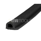 Ellen Zelfklevende tochtband - kier 3-5 mm - 7,5 meter - zwart - 600304050