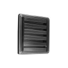 Nedco Lamellenrooster RVS 182x182 mm - Ø 125 mm - 626.020.11