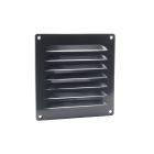 Nedco Schoepenrooster 160x160 mm - aluminium grijs - 629.003.25
