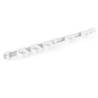 Toolflex ONE Aluminium rail met 5 gereedschapshouders - 940 mm - Ø15-35 mm - wit